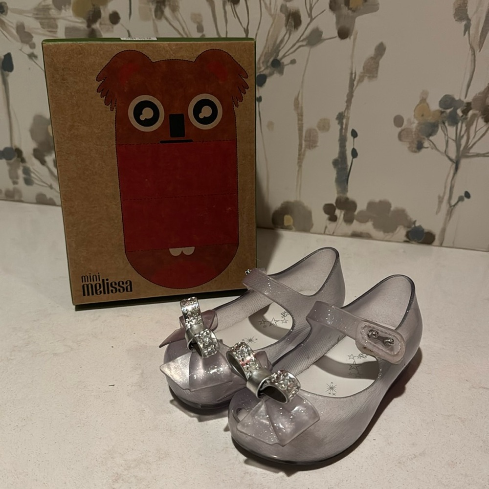 Mimi melissa size 8 glittery princess shoes